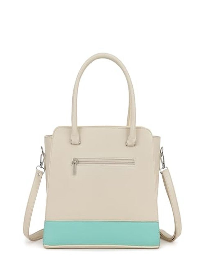 Fastrack Satchelplay Handbag| Faux-Leather Women's Bag | Structured Bag with Top Handles & Adjustable Strap | Office, College & Casual Daily Use - Image 5